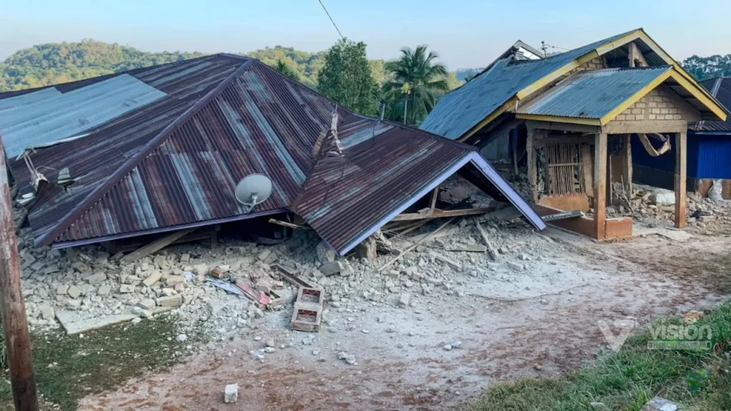 Así quedó Indonesia tras el fuerte terremoto de magnitud 7,7: impactantes imágenes