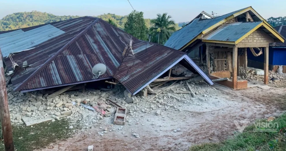 Así quedó Indonesia tras el fuerte terremoto de magnitud 7,7: impactantes imágenes