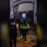Hace instantes camión se volteó en Chinchao