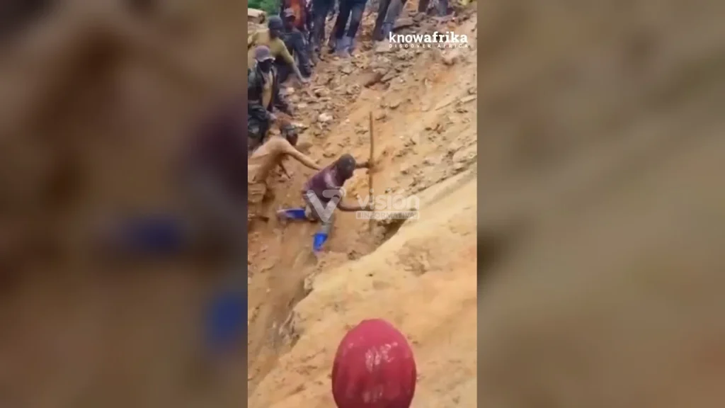 En la República Democrática del Congo, nueve mineros atrapados por un derrumbe fueron salvados tras un intenso operativo.