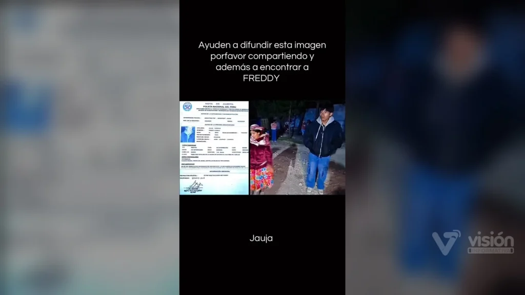 SE BUSCA A FREDDY ROJAS CORNEJO DE 23 AÑOS REPORTADO COMO DESAPARECIDO. 🚨