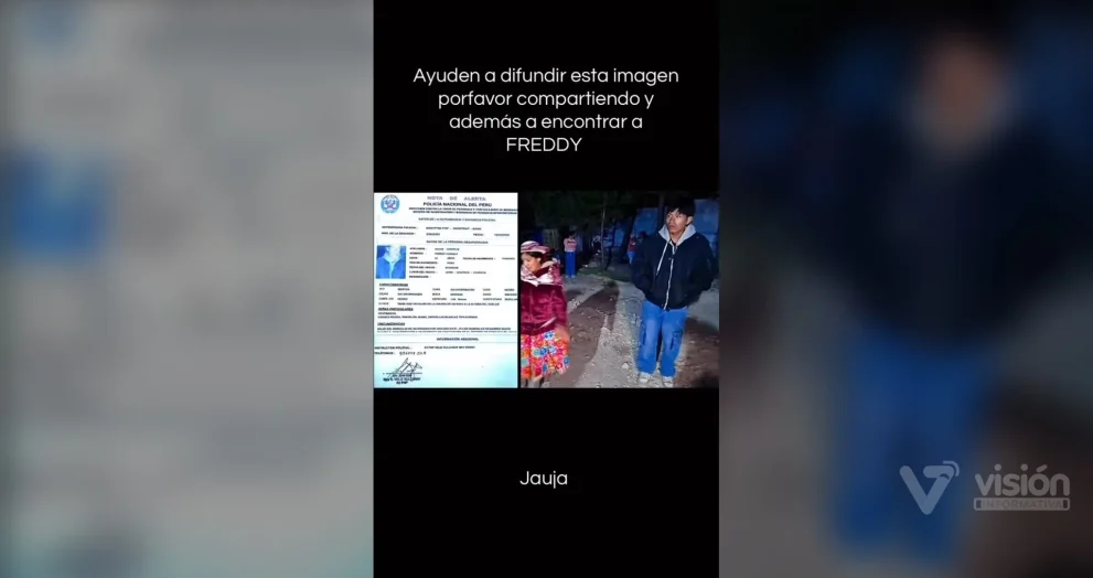 SE BUSCA A FREDDY ROJAS CORNEJO DE 23 AÑOS REPORTADO COMO DESAPARECIDO. 🚨