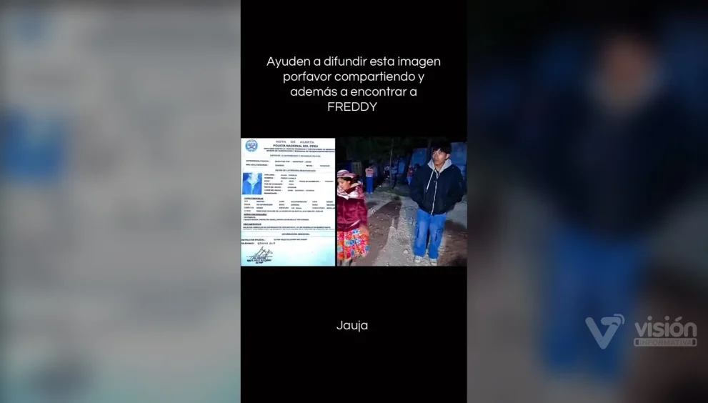 SE BUSCA A FREDDY ROJAS CORNEJO DE 23 AÑOS REPORTADO COMO DESAPARECIDO. 🚨