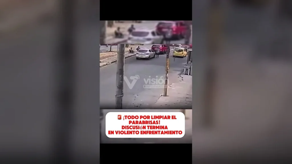 Un chofer se enfrentó a golpes con un limpiaparabrisas que agredió su auto al ser rechazado en la vía pública.
