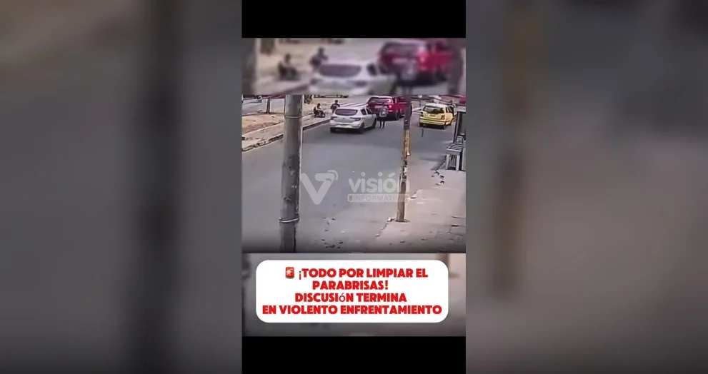 Un chofer se enfrentó a golpes con un limpiaparabrisas que agredió su auto al ser rechazado en la vía pública.