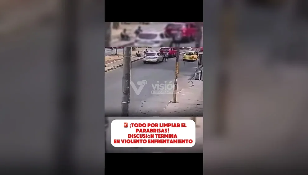 Un chofer se enfrentó a golpes con un limpiaparabrisas que agredió su auto al ser rechazado en la vía pública.